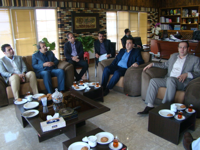 دیدار روئسای سازمان نظام مهندسی استان گیلان و شهرستان لاهیجان با شهردار لاهیجان